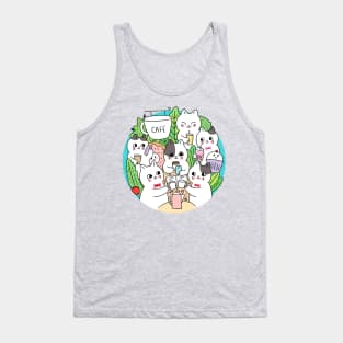 Cat Cafe Tank Top